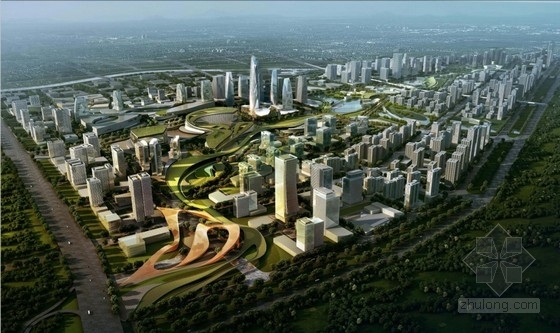 城市设计体块su资料下载-[北京]超高层现代风格多功能城市综合体建筑设计方案文本