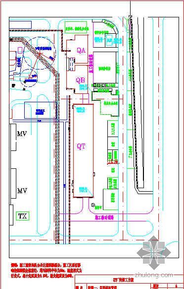 厂房钢构基础施工图资料下载-某核电站厂房施工组织设计（附施工图)