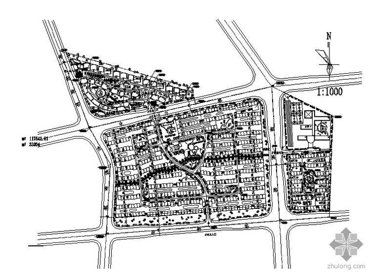 安置小区景观设计资料下载-某安置小区总体规划图