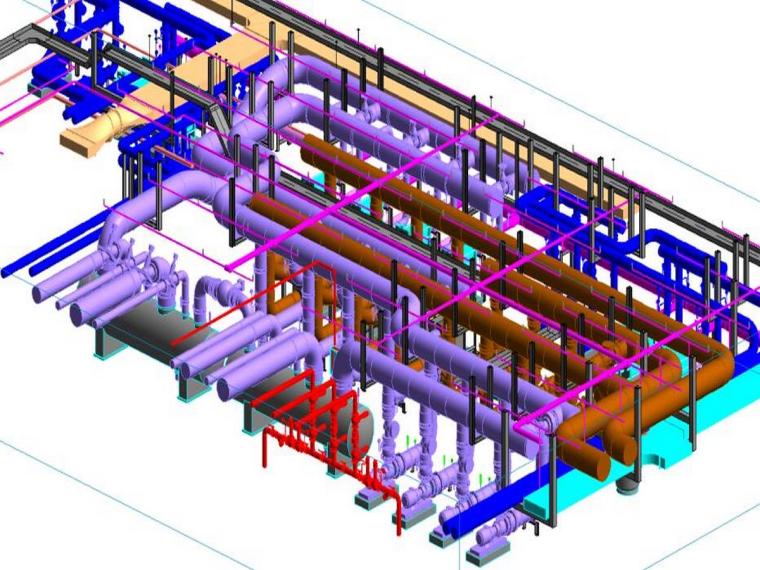 冷却机房BIM施工方案资料下载-BIM在MEP构件预制加工及安装中的应用