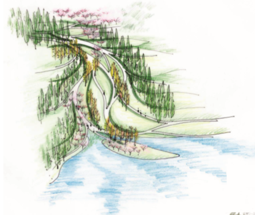 [成都]万华麓湖公园景观设计方案文本（生态，湿地）-万华麓湖西区公园-效果图7