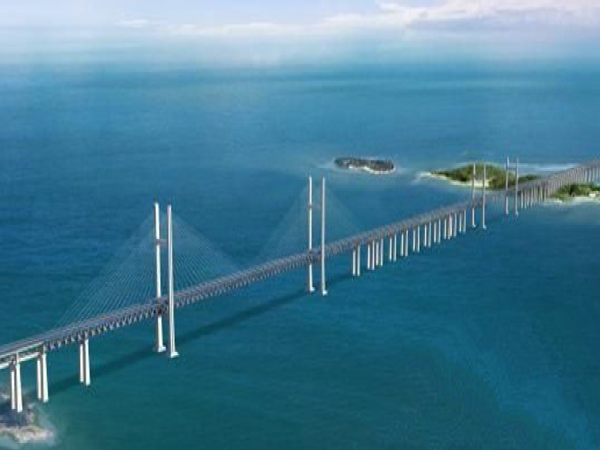 桥梁塔吊资料下载-铁路海峡公铁两用大桥塔式起重机安装方案