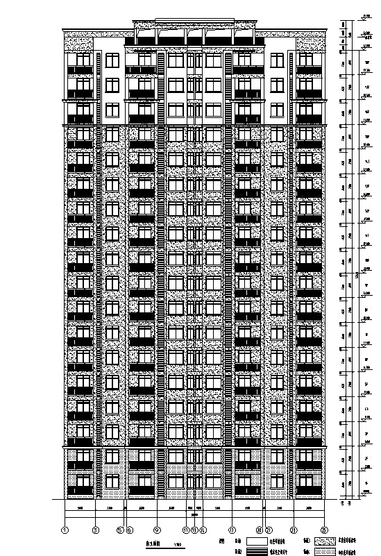 18栋住宅建筑资料下载-[安徽]高层住宅建筑施工图（含多栋住宅建筑及地下车库图纸）
