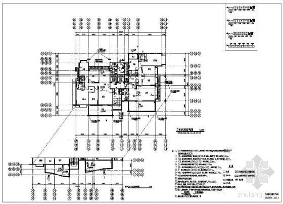板楼标准层平面图pdf资料下载-住宅楼标准层平面（一）