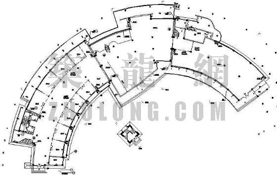 建筑方案总平面布置资料下载-某会所建筑平面布置设计方案