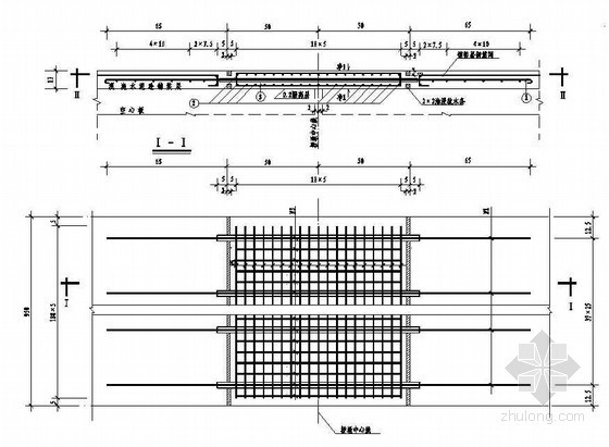 8m的空心板桥图纸资料下载-2×8m空心板桥桥面连续构造节点详图设计