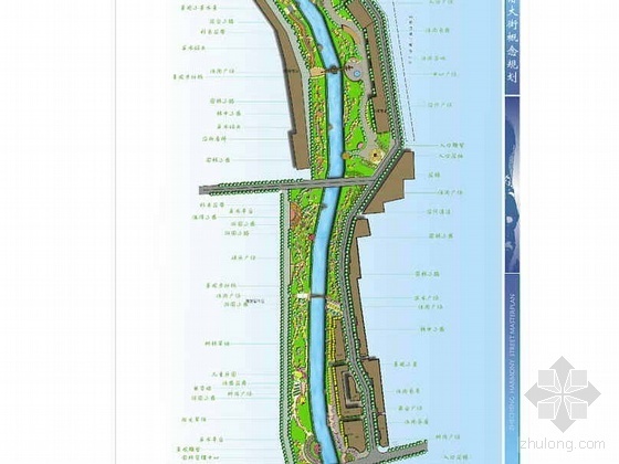 河南的植物资料下载-河南商丘某县城的大街概念设计