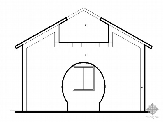 小型居住建筑施工图设计资料下载-某小型公厕建筑施工图