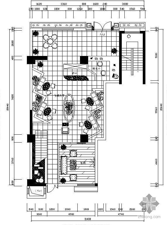 学生作业方案图资料下载-[学生作业]休闲吧方案设计图