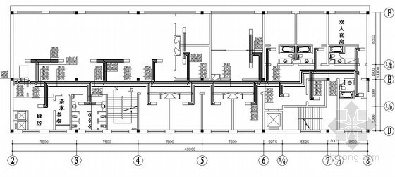 框架结构商务酒店项目CI资料下载-某商务酒店空调设计图