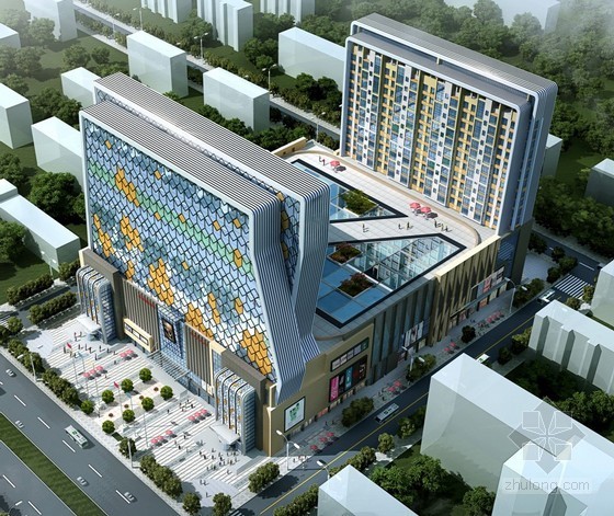 黑龙江省商场设计资料下载-[黑龙江]城市综合体工程临建施工方案
