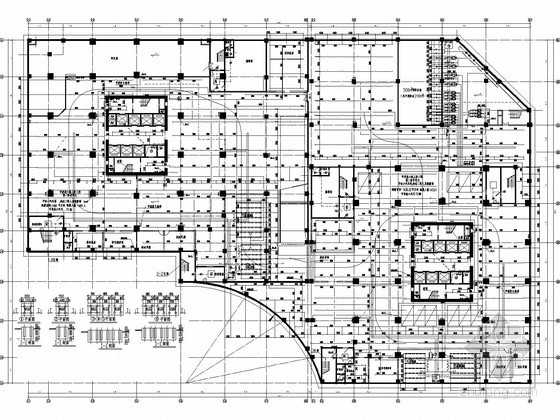 500平平层公寓图资料下载-二十八层办公大厦给排水全套施工图