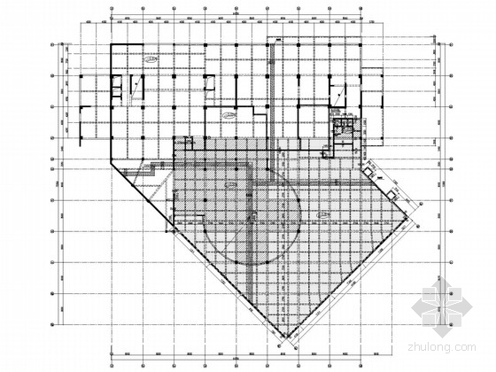 地下人防带车库施工图资料下载-人防地下室车库结构施工图