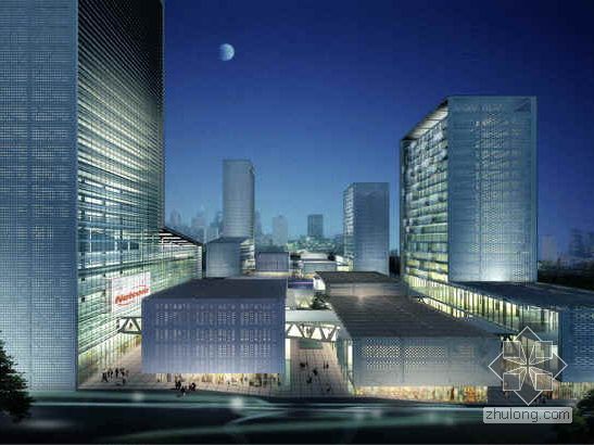 商业群体建筑设计资料下载-重庆北城某多功能住宅楼群体建筑设计分析