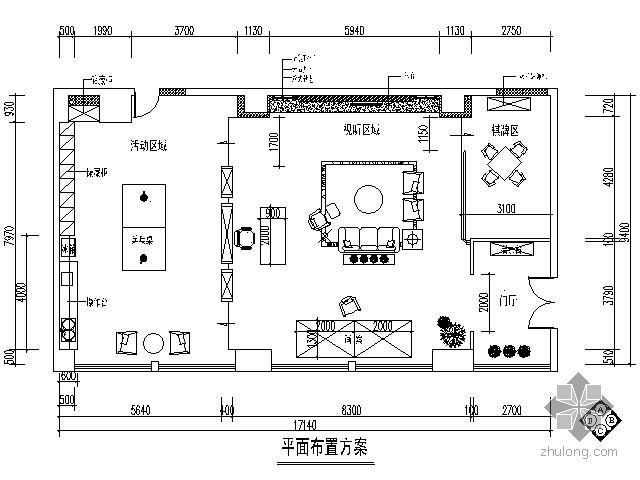 底层商业商务楼效果图资料下载-商务楼私家会所装饰图