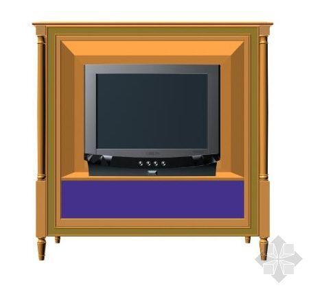 CAD电视机柜资料下载-电视机柜