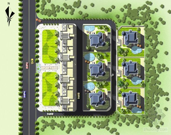 哈尔滨群力新区规划资料下载-大足群力新村规划设计方案