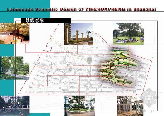 [颐和华城]某住区景观小区规划设计方案(法国某知名设计院)-景观意向