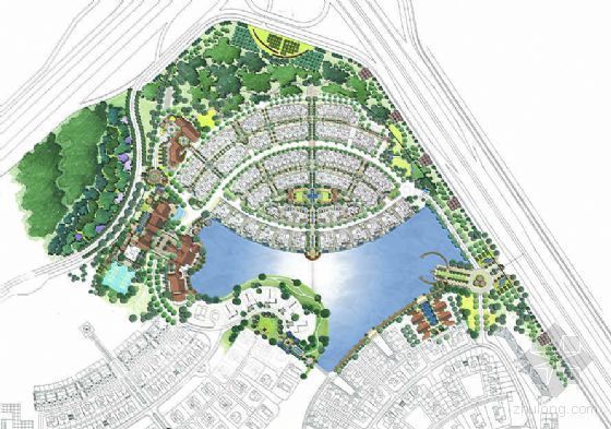 高层住宅项目概念设计方案资料下载-[东莞]住宅区景观概念设计方案