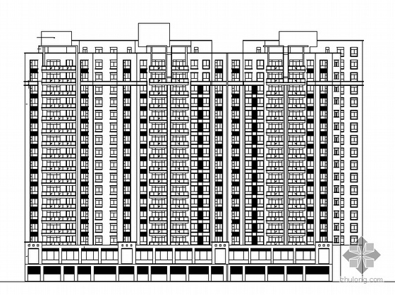 住宅节能设计节能报告资料下载-[荆州市]某十八层住宅楼建筑施工套图（含节能设计说明及勘察报告）