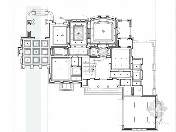 古典风格装饰资料下载-[浙江]法式新古典风格两层别墅室内装修设计方案（含实景图）