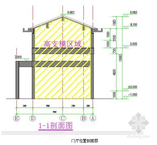 钢结构高支模专项施工资料下载-[苏州]高支模专项施工方案（10.07m）