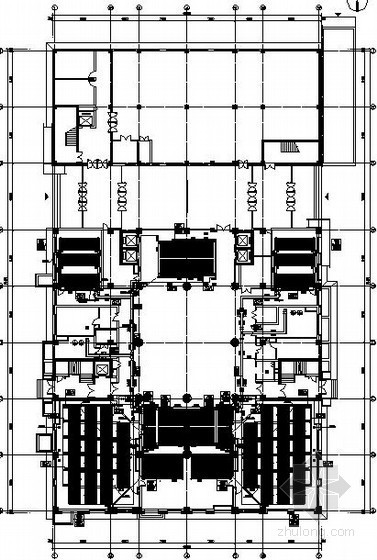 毛细管空调方案资料下载-某办公楼毛细管网空调系统平面图