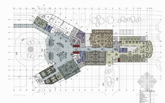 日本豪华五星级酒店资料下载-[山东]某豪华五星级酒店室内设计方案图