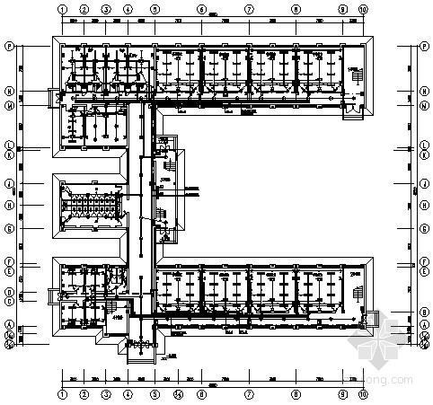 两层综合楼建筑效果图资料下载-小学两层教学综合楼电气施工图纸