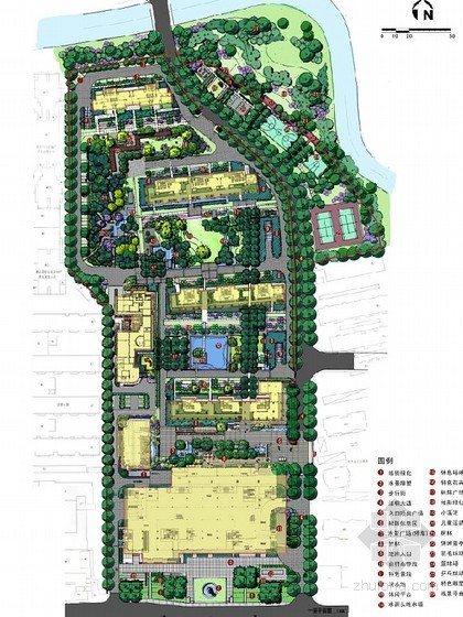 居住驳岸区景观设计方案资料下载-[杭州]居住区景观设计方案