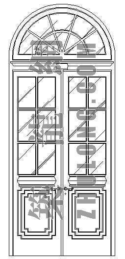 双扇玻璃窗资料下载-双扇门13