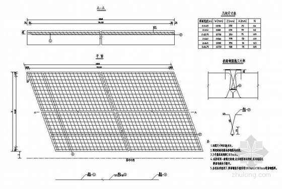 10m预应力板资料下载-10m预应力混凝土简支空心板桥面铺装钢筋构造节点详图设计
