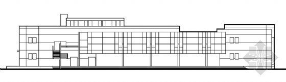 CAD古建筑设计图纸资料下载-食堂建筑设计图纸