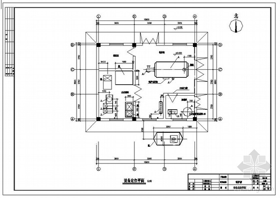 2t锅炉施工图资料下载-2t燃油锅炉房图