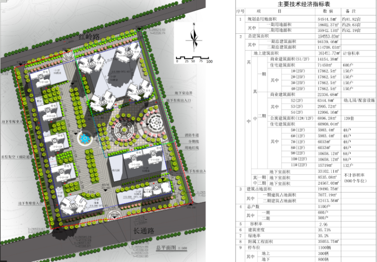 [贵州]都匀经济开发区洛邦新城项目修建性详细规划设计文本（2018年）-总平面