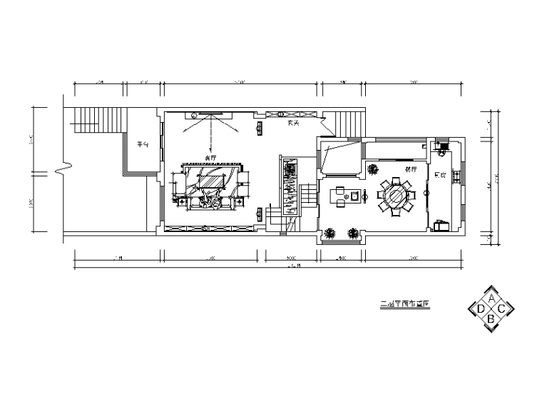联排式住宅设计资料下载-[湖南]联排别墅中式风格设计CAD施工图（含效果图）