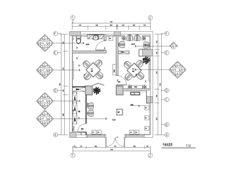 红酒装修施工图资料下载-精品中式红酒铺室内设计施工图（32张图纸，5效果图）