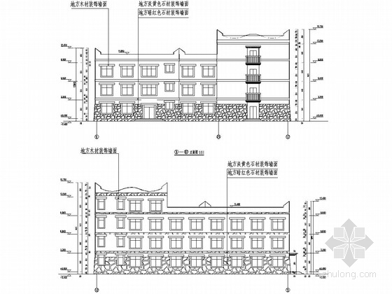 三层宿舍建筑图资料下载-[四川]三层框架结构小学宿舍楼结构施工图（含建筑图）