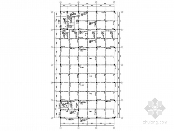 四层框架办公楼建筑图资料下载-四层框架办公楼结构施工图(深层搅拌桩)