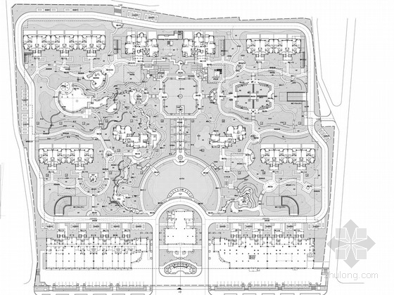 学校室外公共厕所施工图资料下载-[杭州]高档住宅区室外景观工程全套施工图