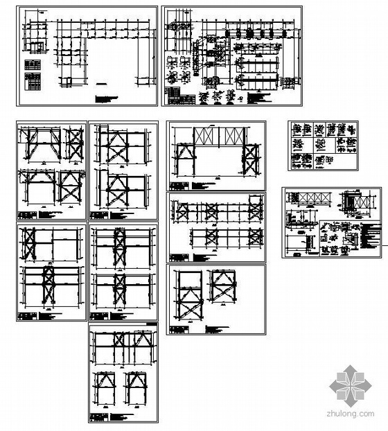 地下工业建筑结构施工图资料下载-某工业建筑钢结构施工图