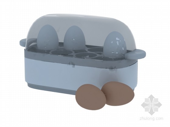 蒸蛋器模型资料下载-蒸蛋器3D模型下载