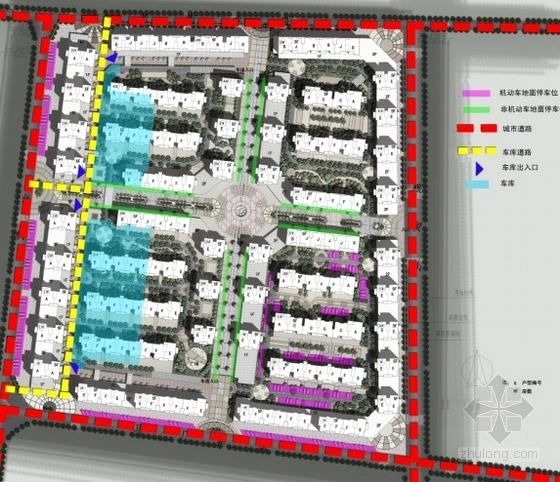 [江苏]某地知名地产风格小区规划设计方案文本（含CAD）-图9