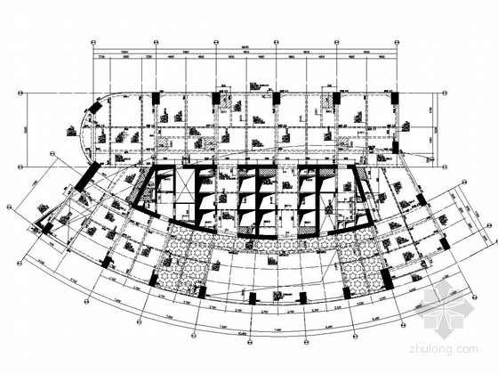 5层核心筒资料下载-[广东]50层框架核心筒结构五星级酒店结构施工图（141张图、裙房五层）