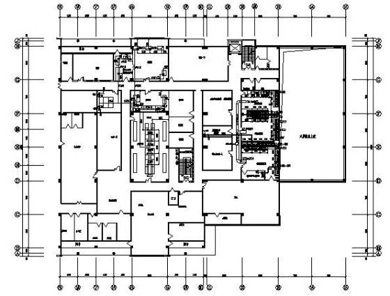 教学实验室建筑施工图资料下载-某SGS实验室通风排毒施工图