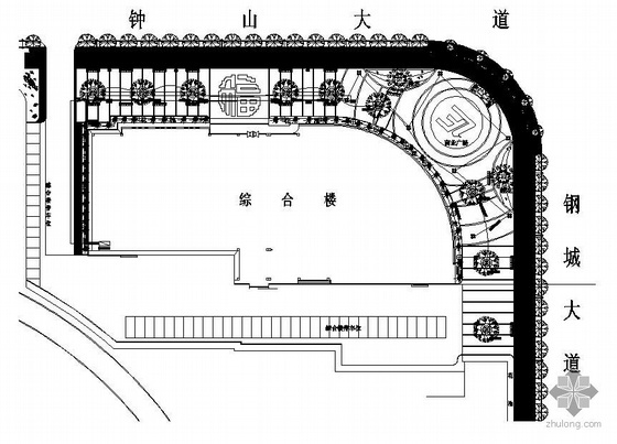 广州商业广场施工图资料下载-某商业广场施工图全套