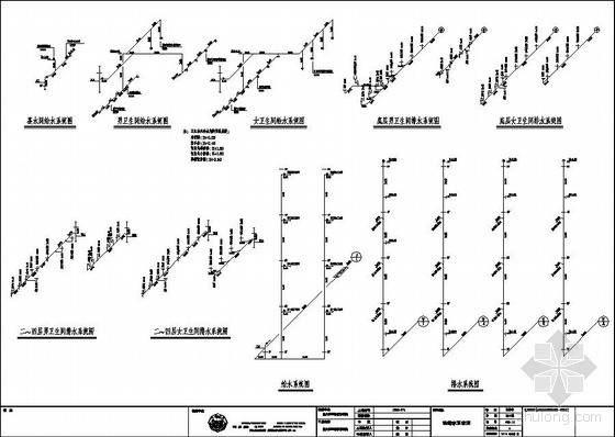上海某大学教学楼装修给排水图纸- 