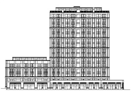 商品住宅楼土建图纸资料下载-[上海]十五层商品住宅楼建筑施工图