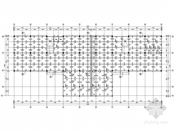 框架条基办公楼图纸资料下载-[安徽]7层框架办公楼结构施工图(条基)