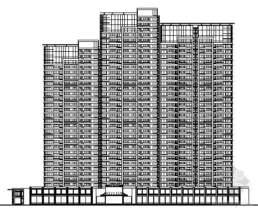 上海景泰花苑住宅资料下载-上海和平花苑B楼建筑施工图（104.5 米）